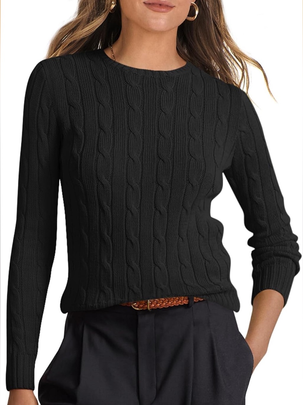 Amazon Cable Knit Sweater